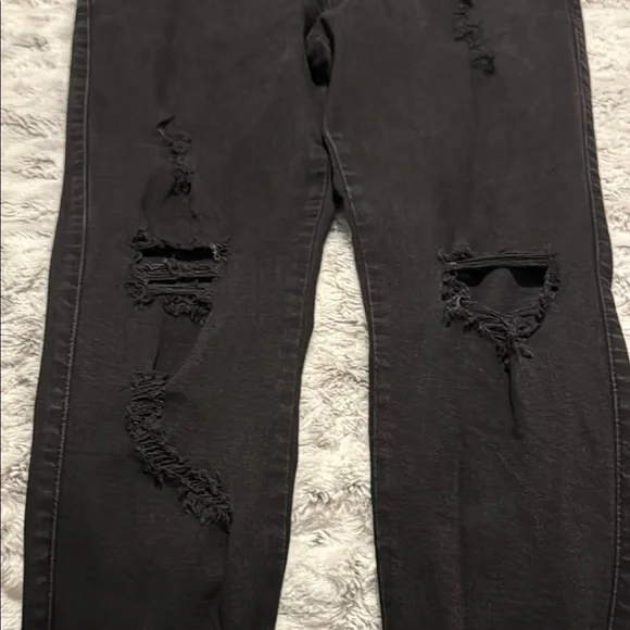 Siksilk Men’s Black Distressed Skinny Jeans size M - Picture 6 of 8